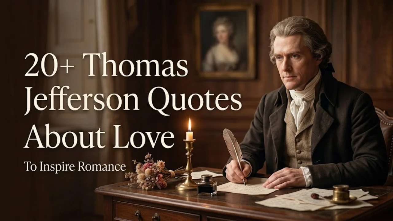 20+ Thomas Jefferson Quotes About Love to Inspire Romance