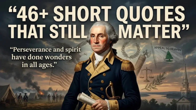 46+ George Washington Short Quotes That Still Shape American Leadership