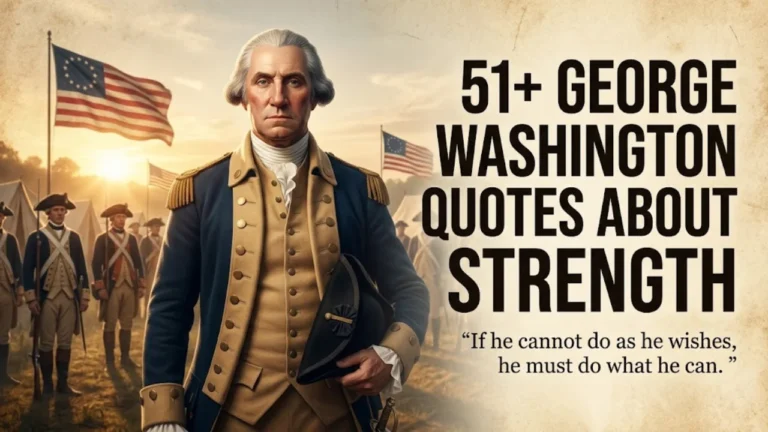 51+ George Washington Quotes About Strength to Build Courage