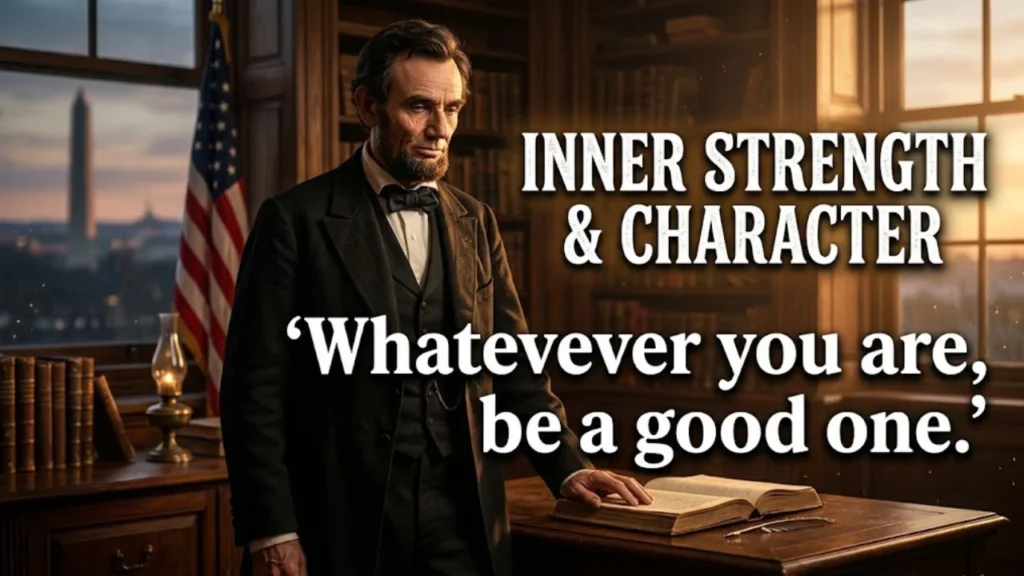 Abraham Lincoln Quotes About Inner Strength and Character