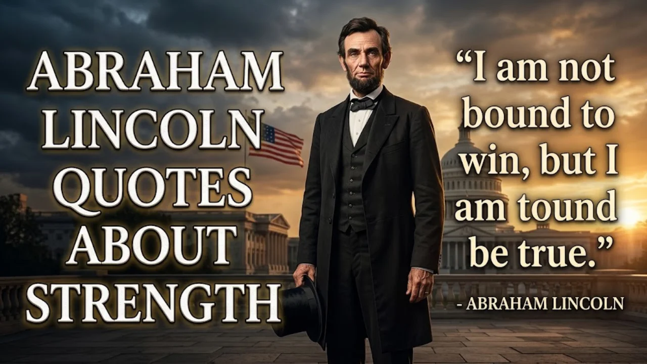 Abraham Lincoln Quotes About Strength: 60+ Powerful Words to Inspire Courage & Resilience