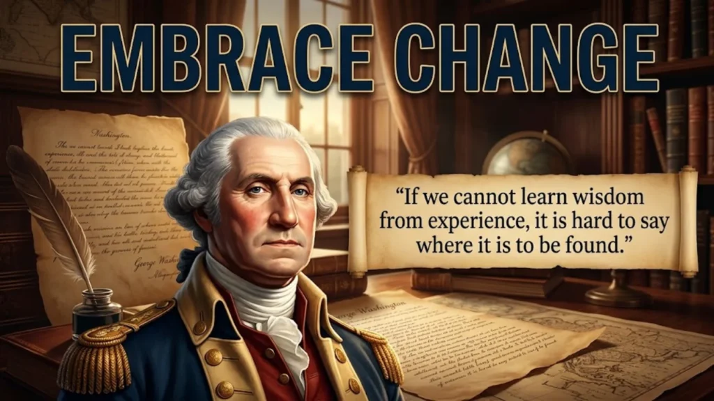 George Washington Quotes About Embracing Change