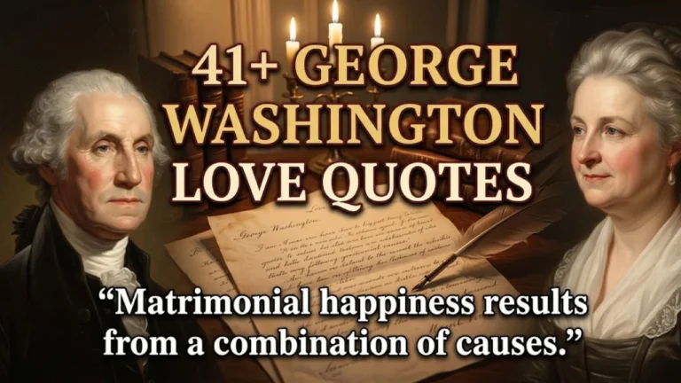 George Washington Quotes About Love: 41+ Quotes on Love, Marriage & Relationships