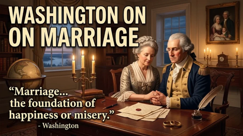 George Washington Quotes About Marriage