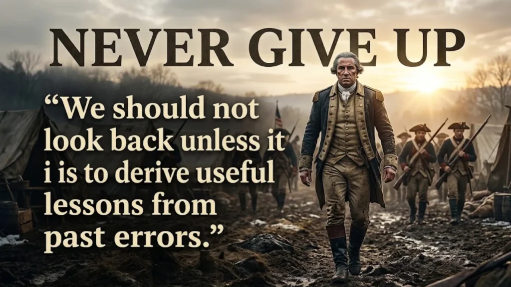 George Washington Quotes on Perseverance and Never Giving Up