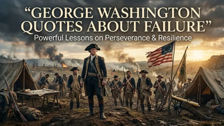 Powerful George Washington Quotes About Failure