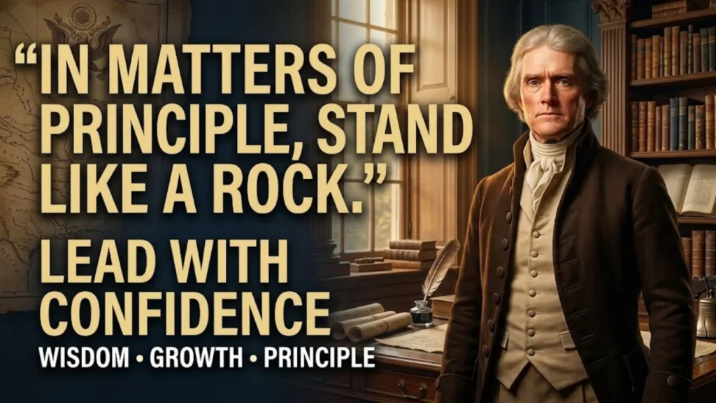 Quotes on Leadership and Standing Firm in Principle
