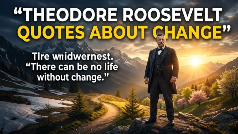 Theodore Roosevelt Quotes About Change: 115+ Powerful Lessons to Embrace Growth & Transformation