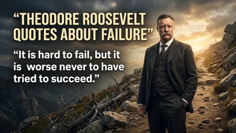 Theodore Roosevelt Quotes About Failure: Powerful Lessons on Failure