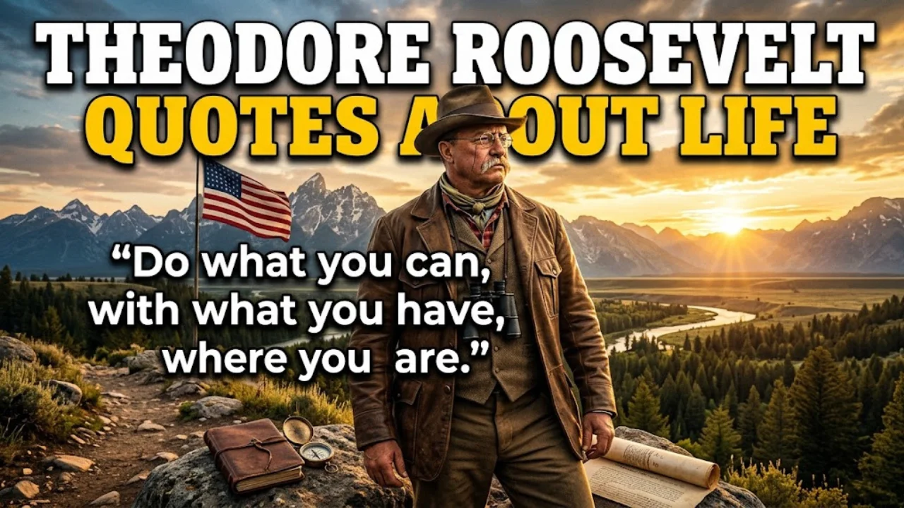 Theodore Roosevelt Quotes About Life: 100+ Powerful Lessons on Courage, Success & Living Boldly
