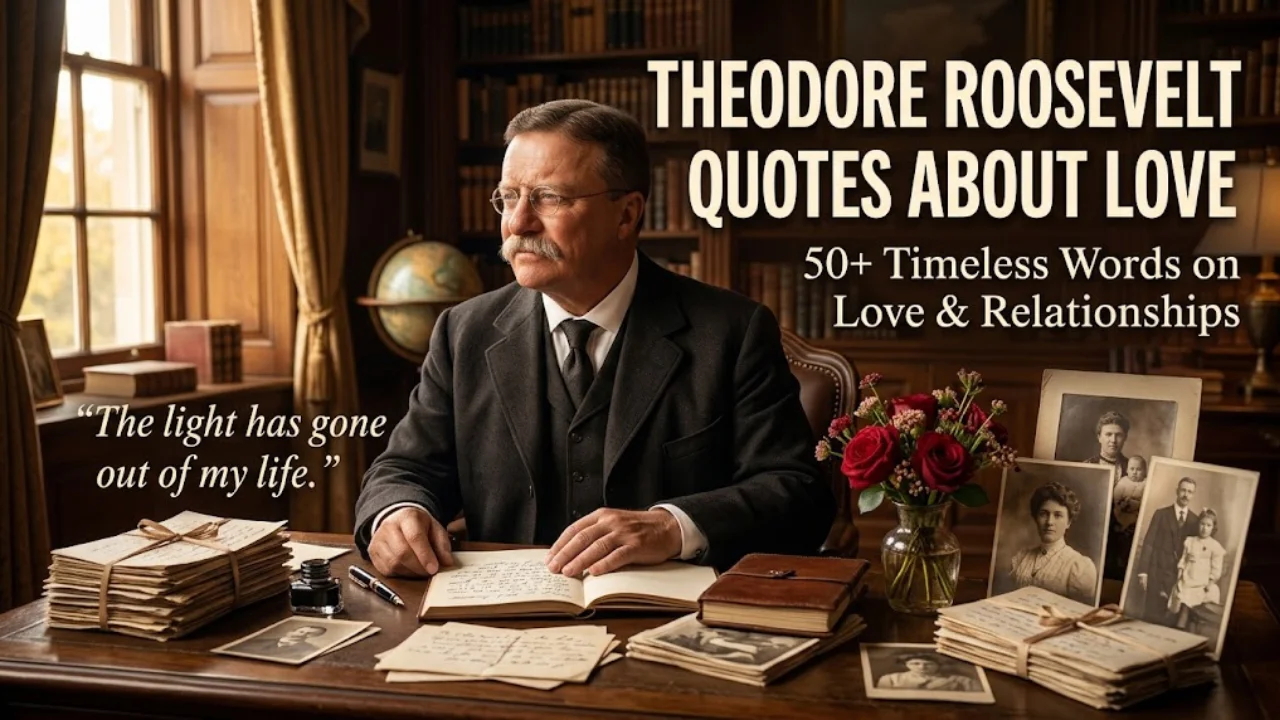 Theodore Roosevelt Quotes About Love: 50+ Timeless Quotes on Love, Life & Relationships