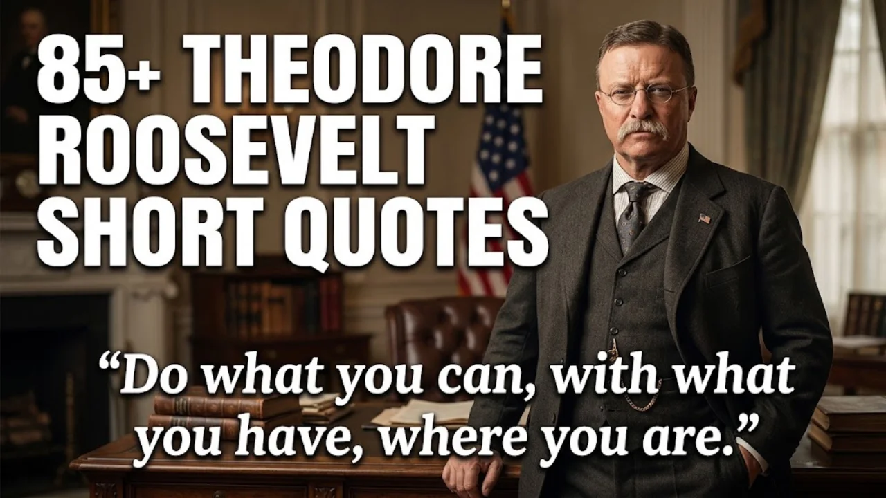 Theodore Roosevelt Short Quotes: 85+ Powerful Words of Wisdom