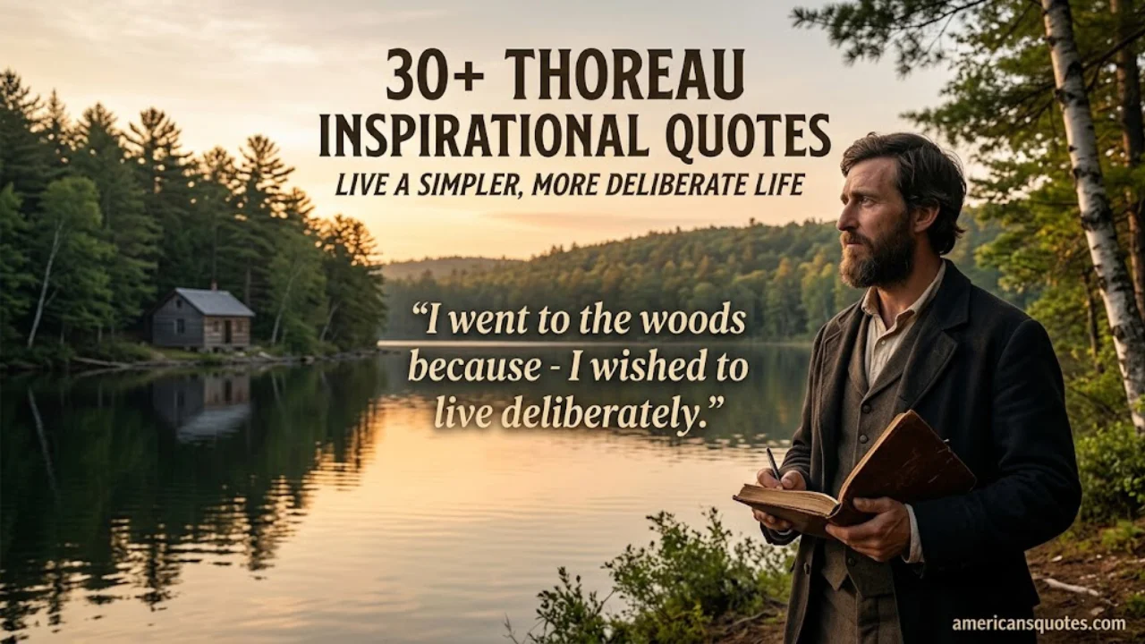 30+ Best Henry David Thoreau Inspirational Quotes for a Simpler, More Deliberate Life