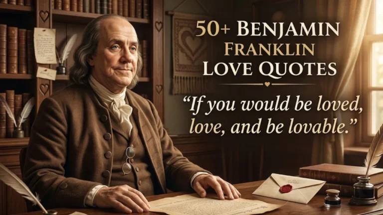 50+ Benjamin Franklin Quotes About Love to Inspire Relationships