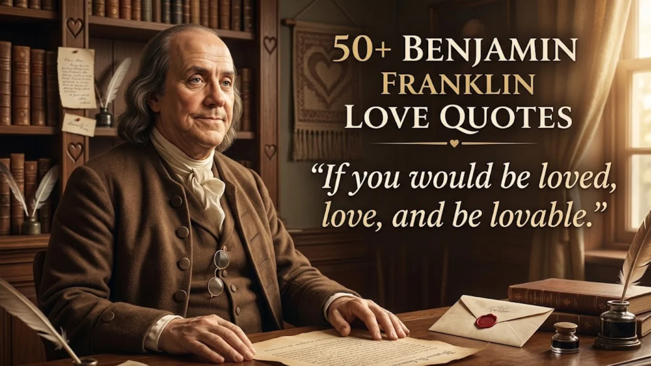 50+ Benjamin Franklin Quotes About Love to Inspire Relationships