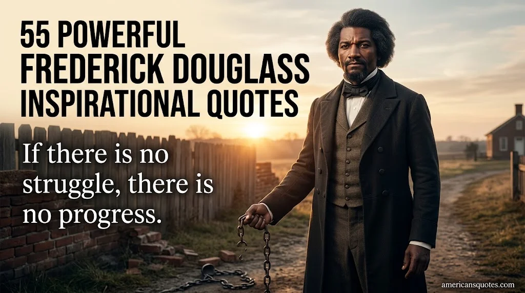 55 Powerful Frederick Douglass Inspirational Quotes on Freedom & Struggle