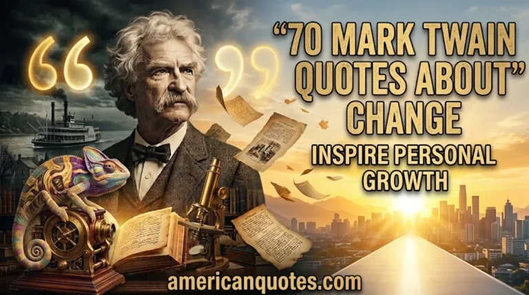 70 Best Mark Twain Quotes About Change to Inspire Personal Growth