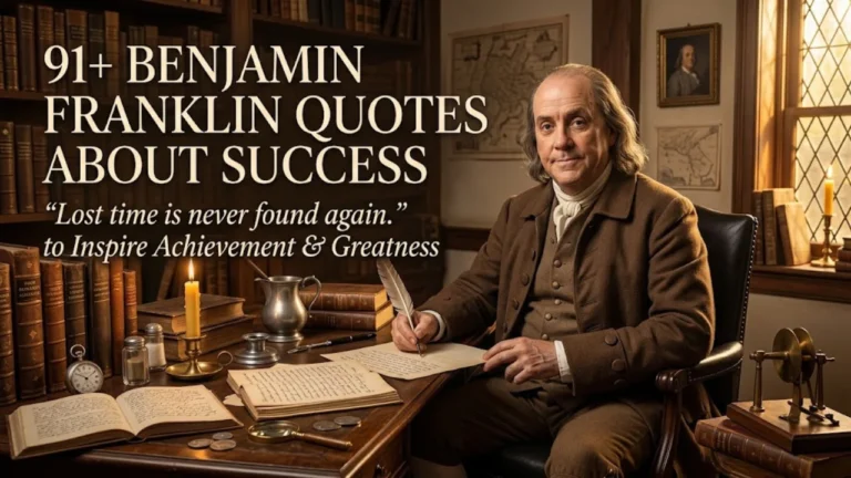 91+ Benjamin Franklin Quotes About Success to Inspire Achievement & Greatness