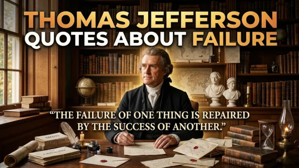 Authentic Thomas Jefferson Quotes About Failure and Perseverance