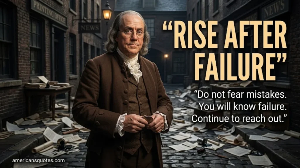 Benjamin Franklin Quotes About Failure, Resilience & Bouncing Back