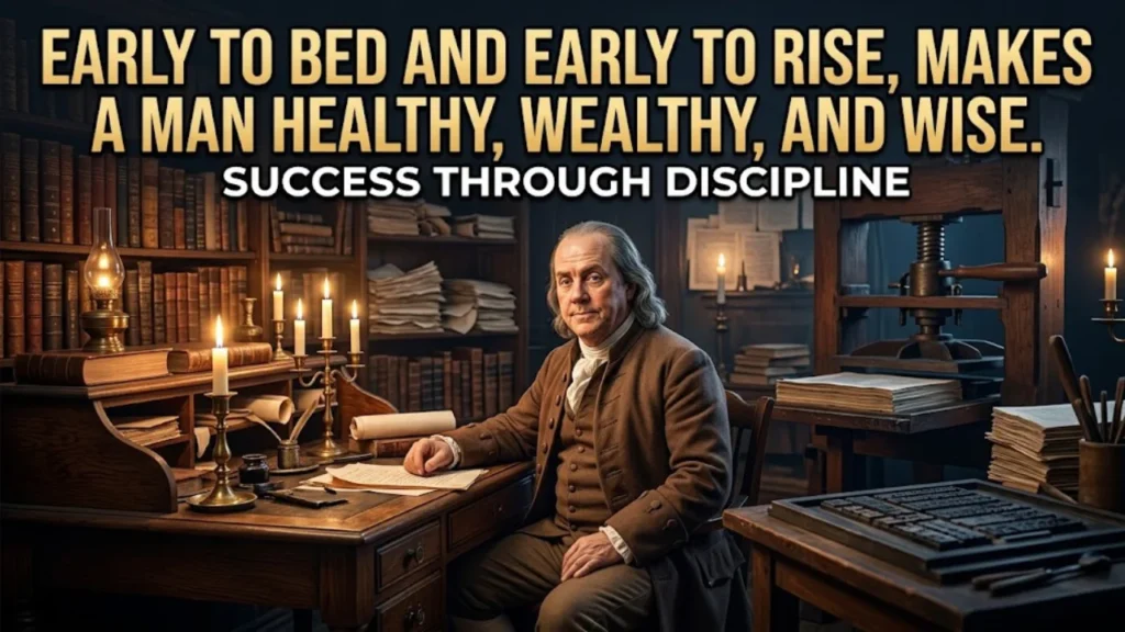 Benjamin Franklin Quotes About Success On Hard Work and Discipline