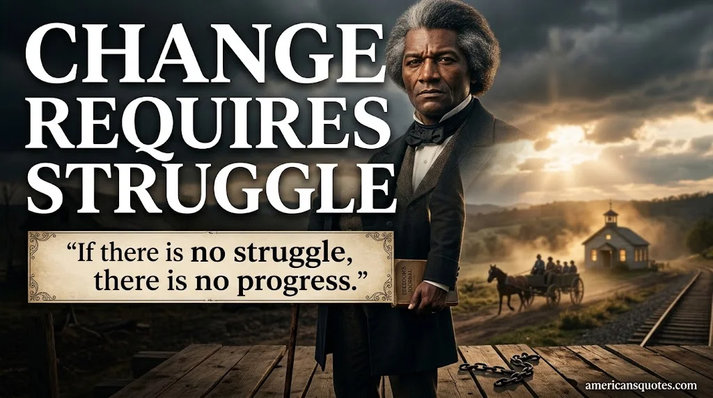 Frederick Douglass Quotes About Change and Progress