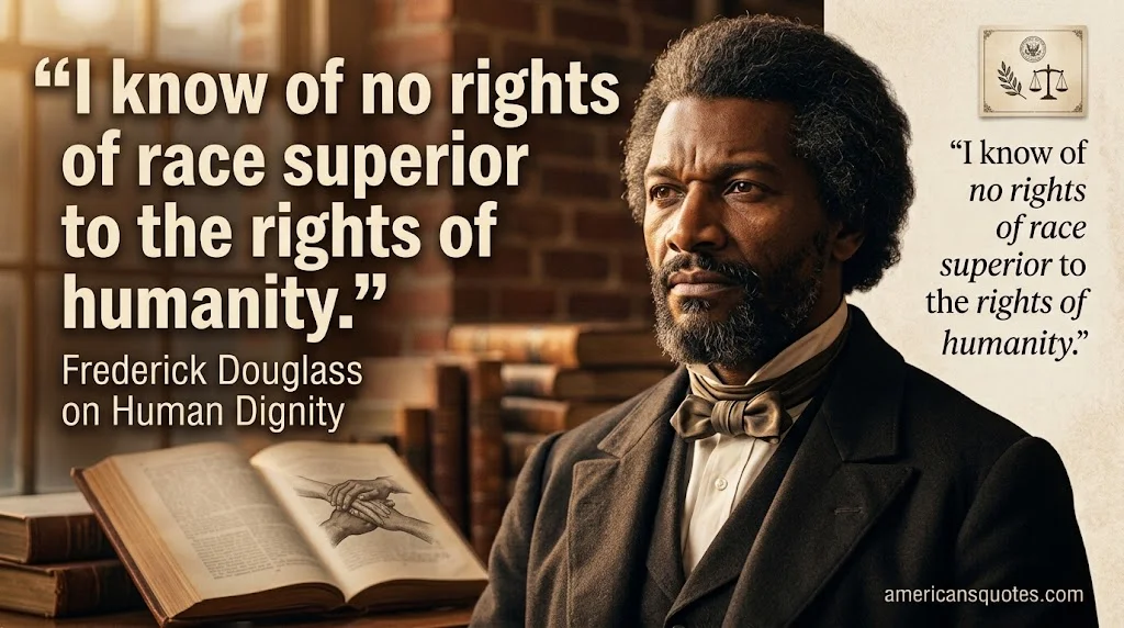 Frederick Douglass Quotes About Humanity and Human Dignity