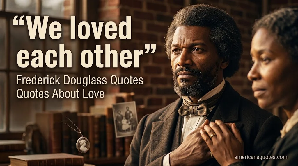 Frederick Douglass Quotes About Love, Marriage and Devotion