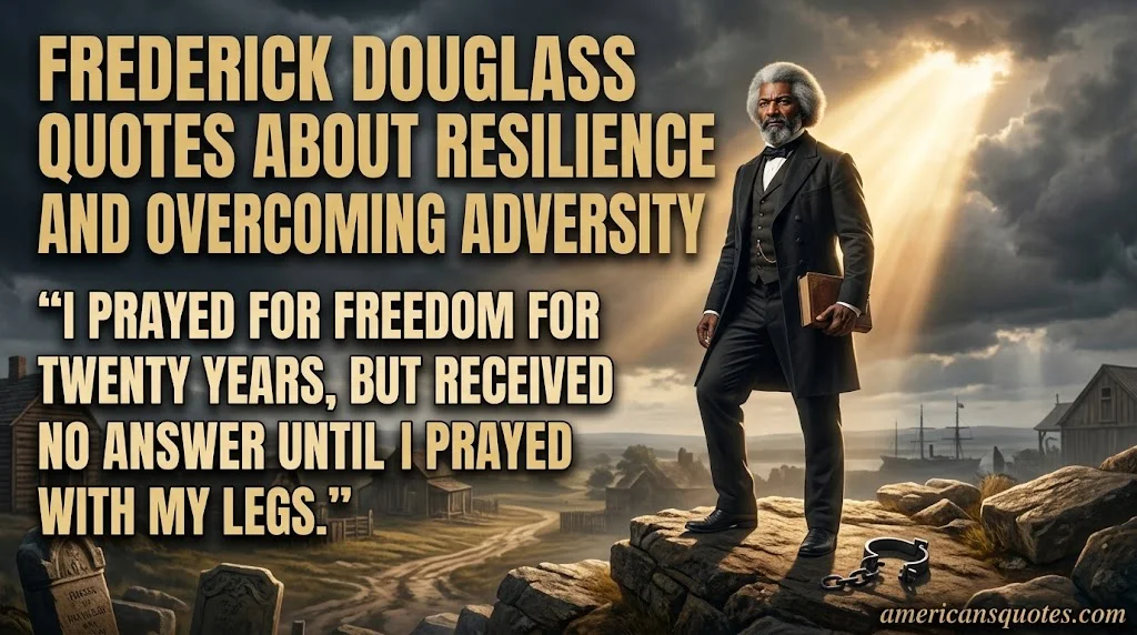 Frederick Douglass Quotes About Resilience and Overcoming Adversity