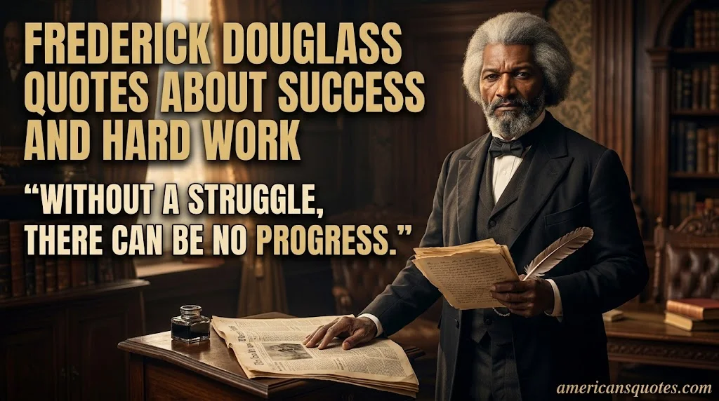Frederick Douglass Quotes About Success and Hard Work