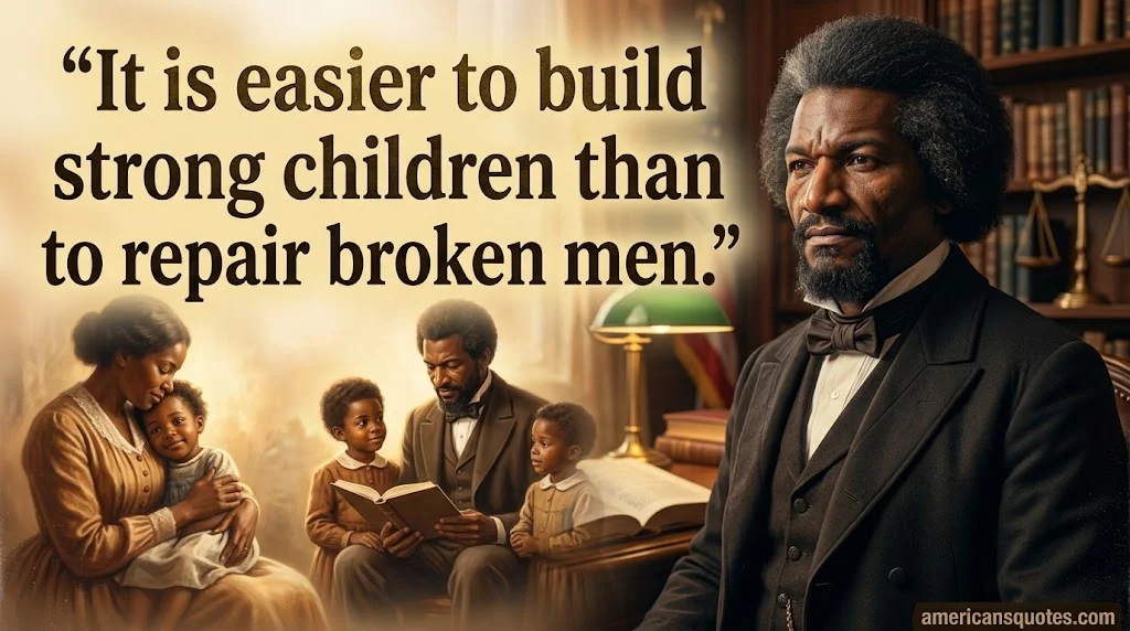 Frederick Douglass Quotes on Children & Family