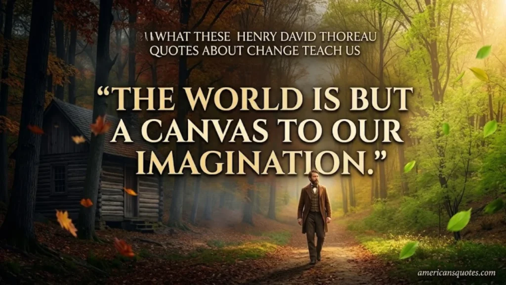 What These Henry David Thoreau Quotes About Change Teach Us