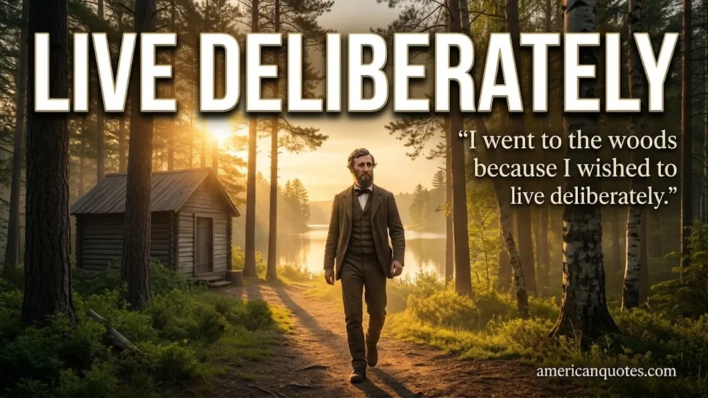 Henry David Thoreau Quotes About Life on Living Deliberately & Purpose
