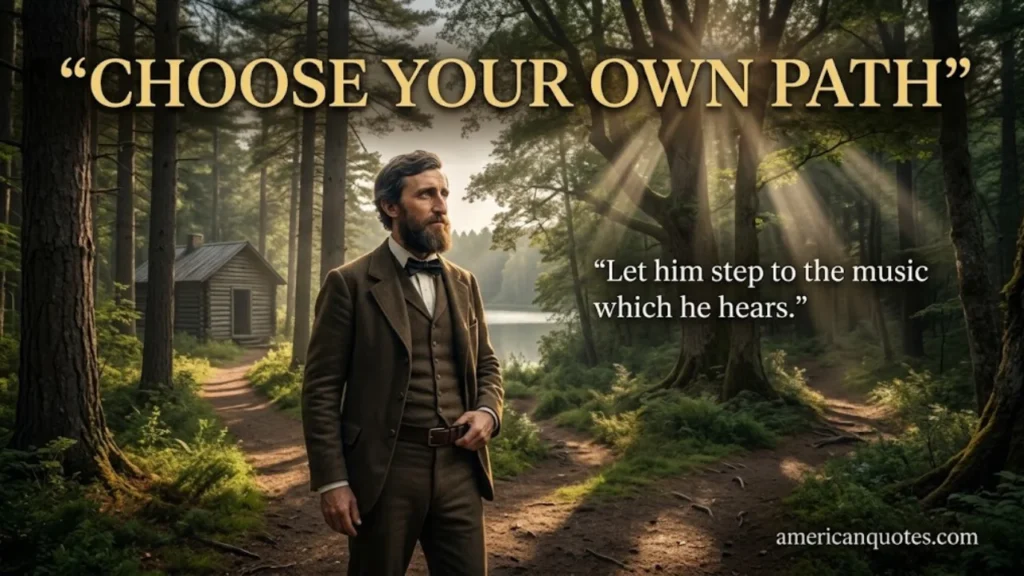 Henry David Thoreau Quotes on Freedom & Individuality