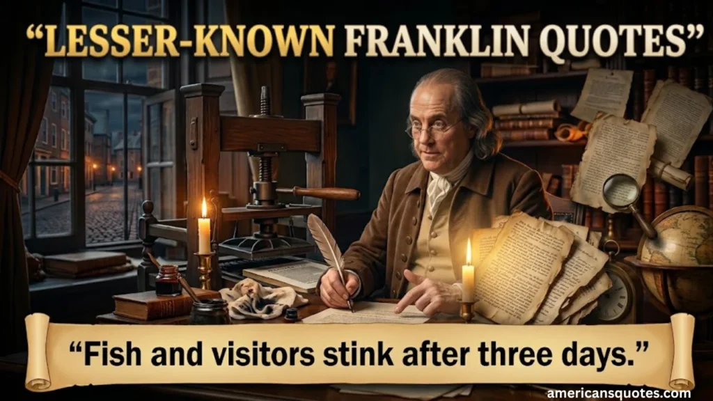 Lesser-Known Franklin Quotes Worth Reading