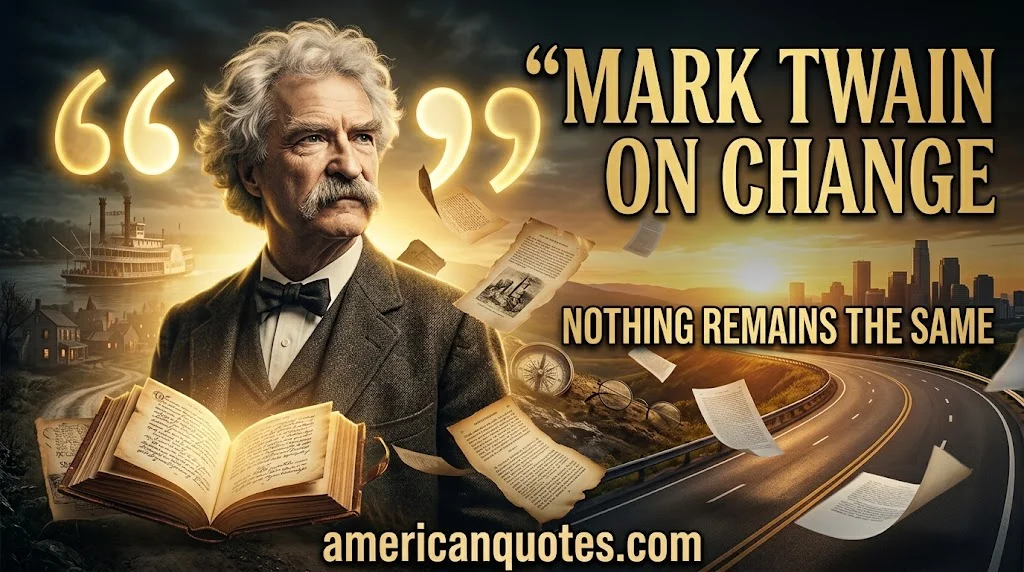 Mark Twain's Most Famous Quotes About Change