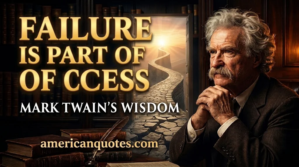 Mark Twain Quotes About Failure and Growth