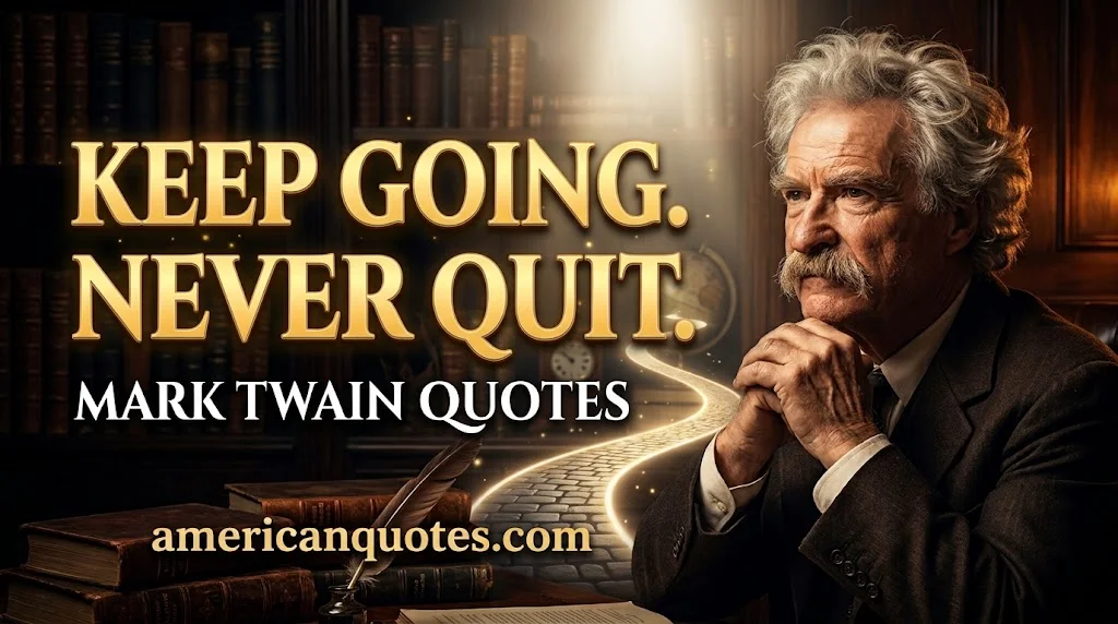 Mark Twain Quotes About Hard Work and Persistence