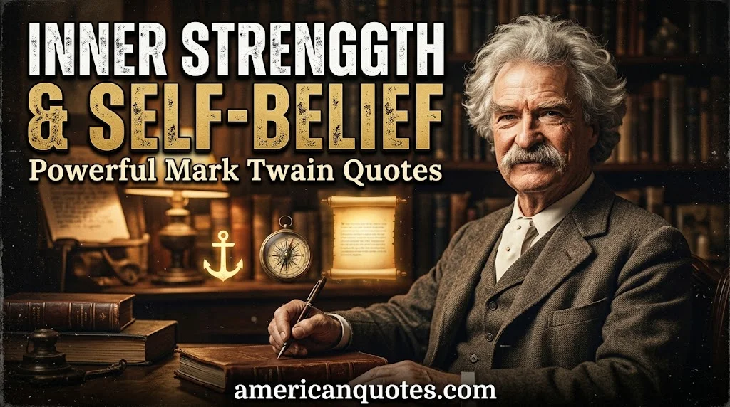 Mark Twain quotes about inner strength and self-belief