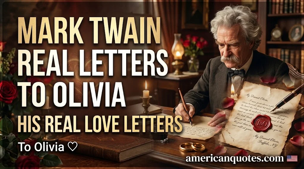Mark Twain Quotes About Love from His Real Letters to Olivia