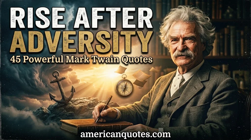 Mark Twain quotes about resilience and overcoming adversity