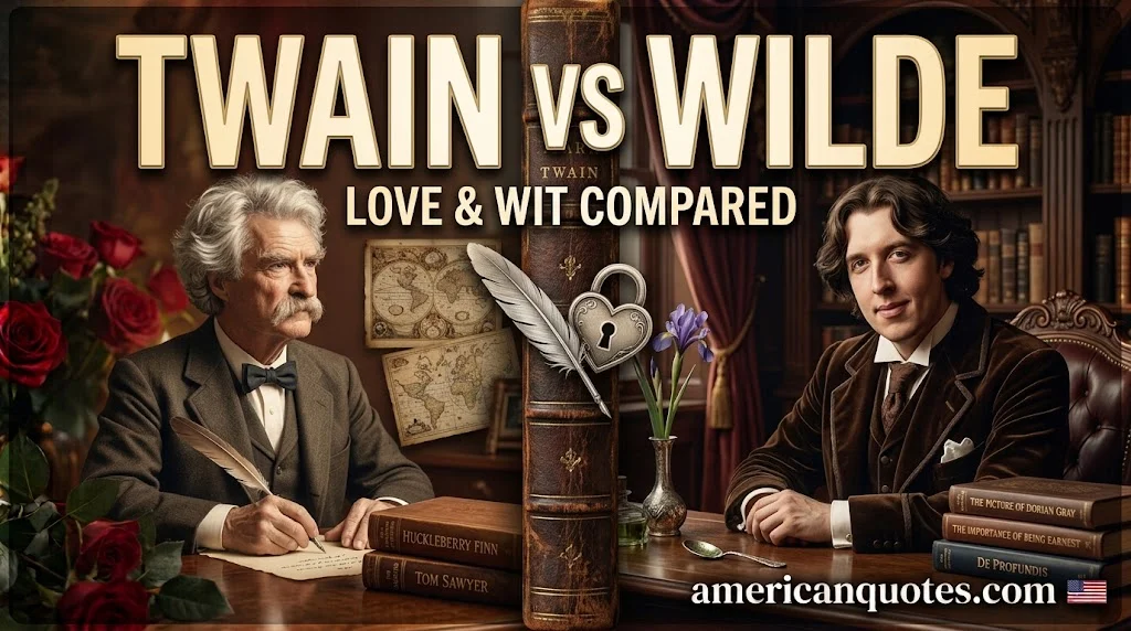 Mark Twain and Oscar Wilde on Love