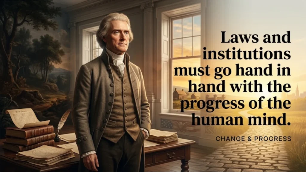 Thomas Jefferson Quotes About Change and Progress