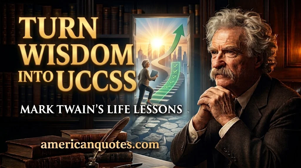 How to Apply Mark Twain's Wisdom on Success in Real Life