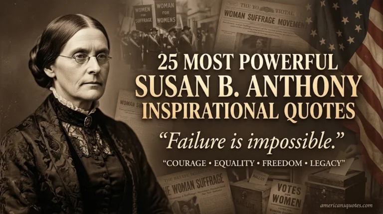 25 Most Powerful Susan B. Anthony Inspirational Quotes