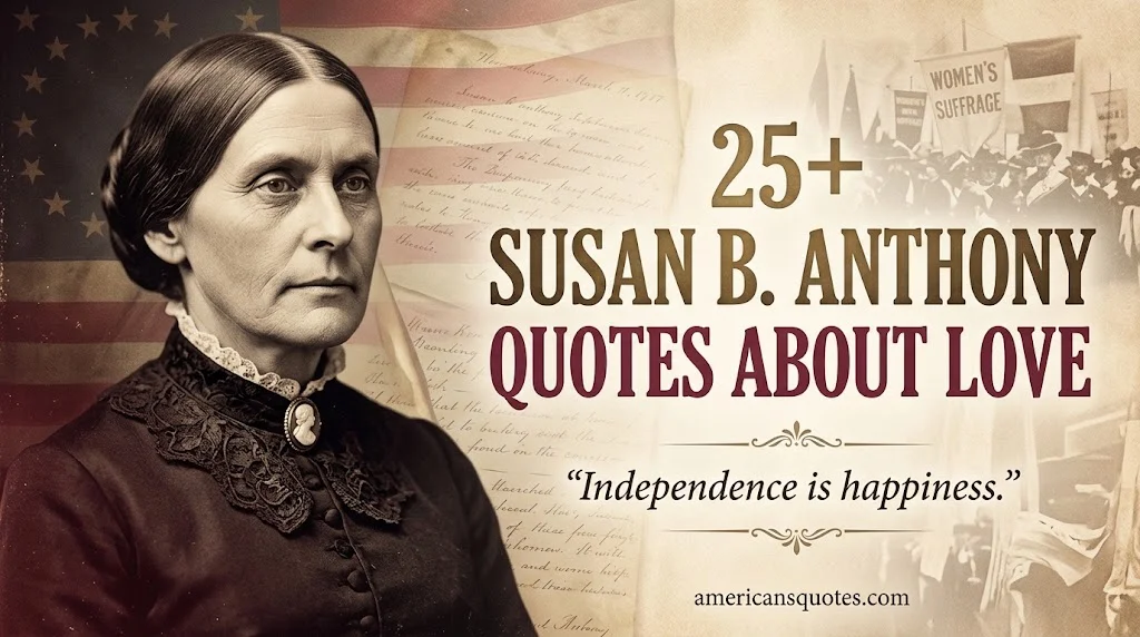 25+ Susan B. Anthony Quotes About Love That Still Resonate
