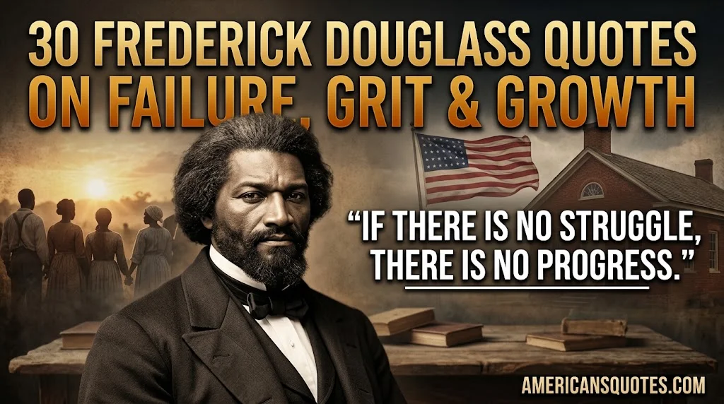 30 Frederick Douglass Quotes on Failure, Grit & Growth