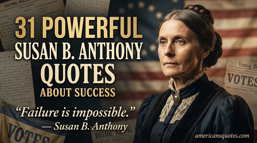 31 Powerful Susan B. Anthony Quotes About Success