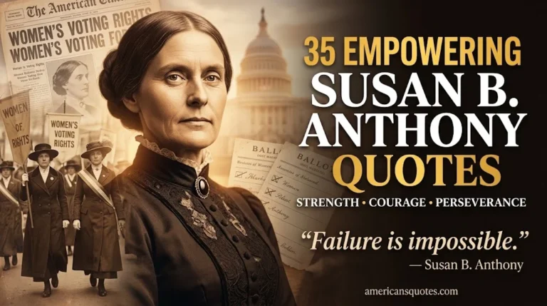 35 Empowering Susan B. Anthony Quotes About Strength