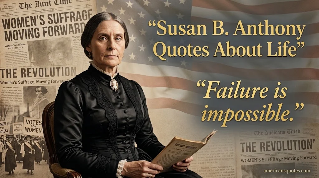 Famous Susan B. Anthony Quotes About Life and Purpose